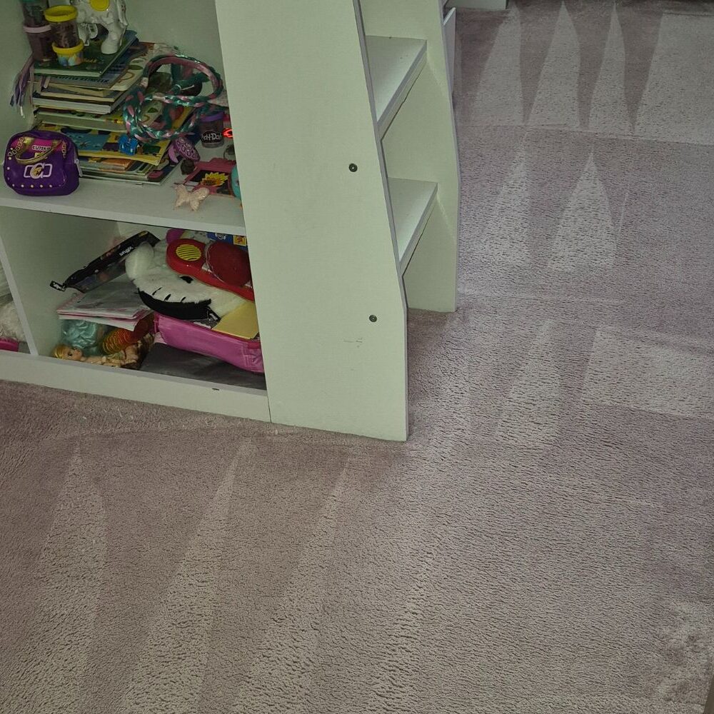 Child’s Bedroom Carpet After Professional Cleaning - Oldham