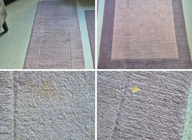 Wool Rugs Before Professional Cleaning – Royton